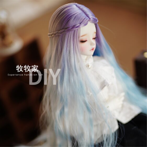 Long Wavy Curly Hair for 1/3, 1/4, 1/6 BJD Dolls