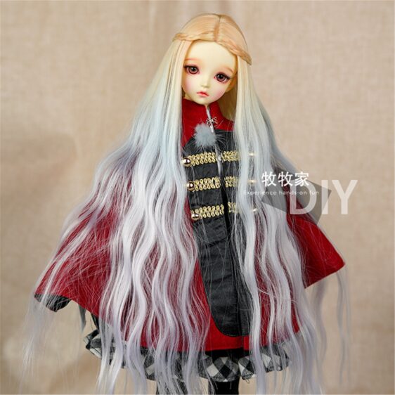 Long Wavy Curly Hair for 1/3, 1/4, 1/6 BJD Dolls