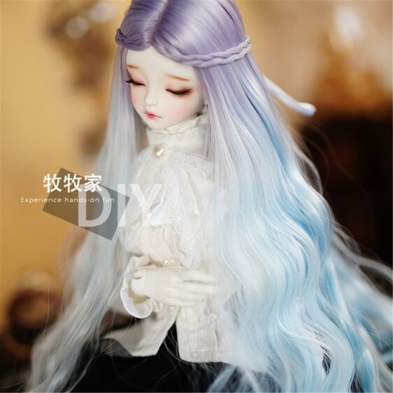 Long Wavy Curly Hair for 1/3, 1/4, 1/6 BJD Dolls