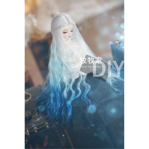 Long Wavy Curly Hair for 1/3, 1/4, 1/6 BJD Dolls