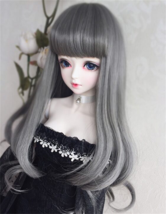 Modeling Hair Bjd Curly Hair With Bangs - 1/3 1/4 1/6  Doll