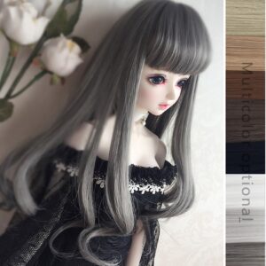 Modeling Hair Bjd Curly Hair With Bangs - 1/3 1/4 1/6  កុនរកមមុ