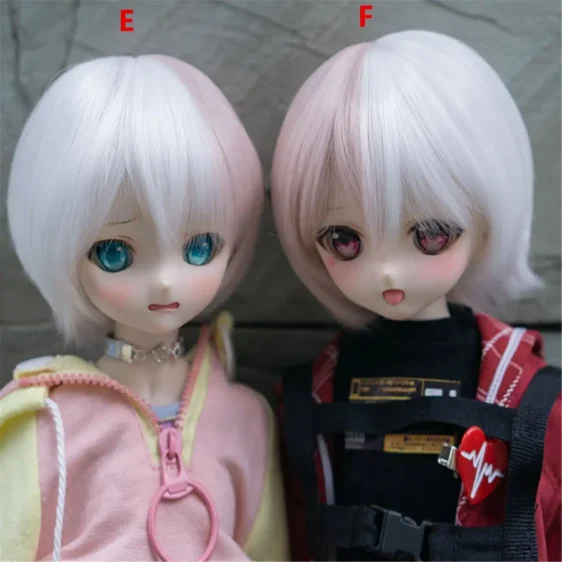 Short BJD Wig 1/3 1/4 1/6 BJD Doll Wig Doll Hair Wigs for Dolls - Image 5