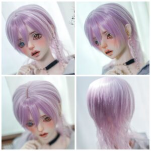 Short Curly Wavy BJD Wig for 1/3, 1/4, 1/6 Dolls - Fashion Doll Accessories