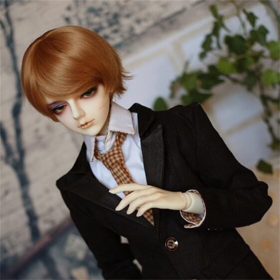 Short doll wig Bjd wig 1/3 1/4 1/6 1/8 boy doll hair