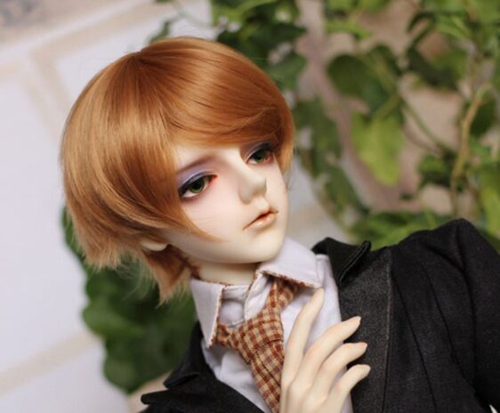 Short doll wig Bjd wig 1/3 1/4 1/6 1/8 boy doll hair