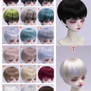 Mubo nga Bata nga Bata nga Bata nga Boy - 1/3 1/4 1/6 Doll Wig