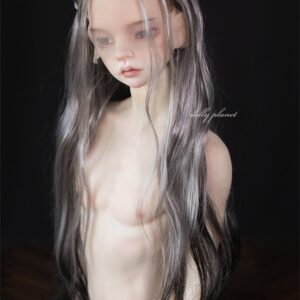 Soft Braided BJD Wig – Curly Long Hair for 1/3 گولي