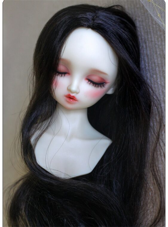 Wavy BJD Doll Wig – Long Curly Fashion Wig for 1/6, 1/3, 1/4 Dolls
