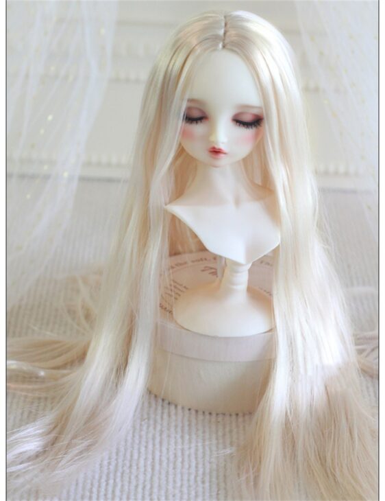 Wavy BJD Doll Wig – Long Curly Fashion Wig for 1/6, 1/3, 1/4 Dolls