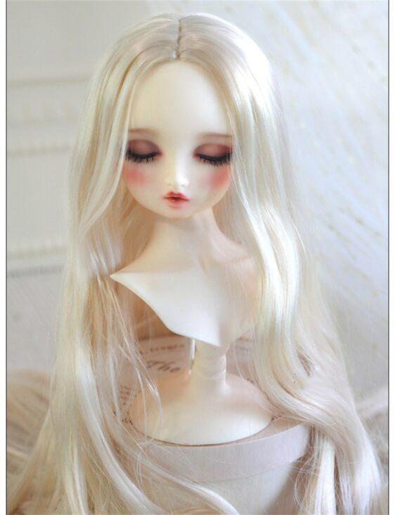 Wavy BJD Doll Wig – Long Curly Fashion Wig for 1/6, 1/3, 1/4 Dolls