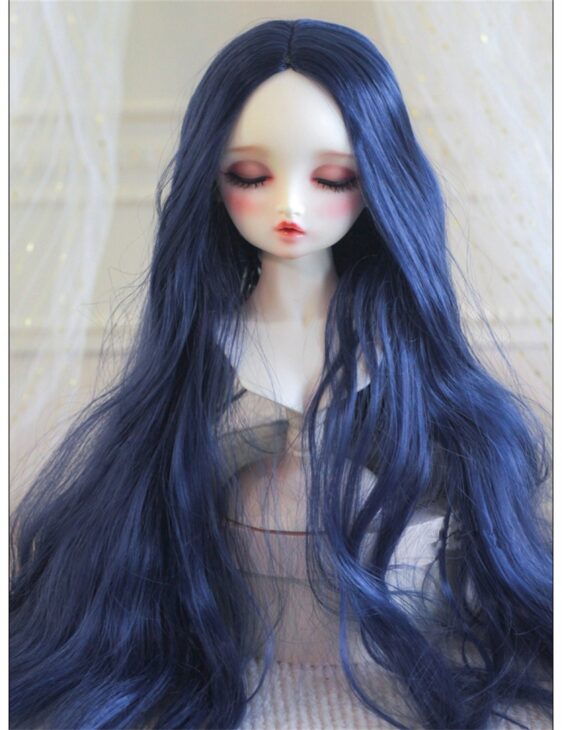 Wavy BJD Doll Wig – Long Curly Fashion Wig for 1/6, 1/3, 1/4 Dolls