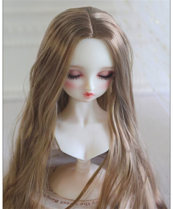 Wavy BJD Doll Wig – Long Curly Fashion Wig for 1/6, 1/3, 1/4 Dolls