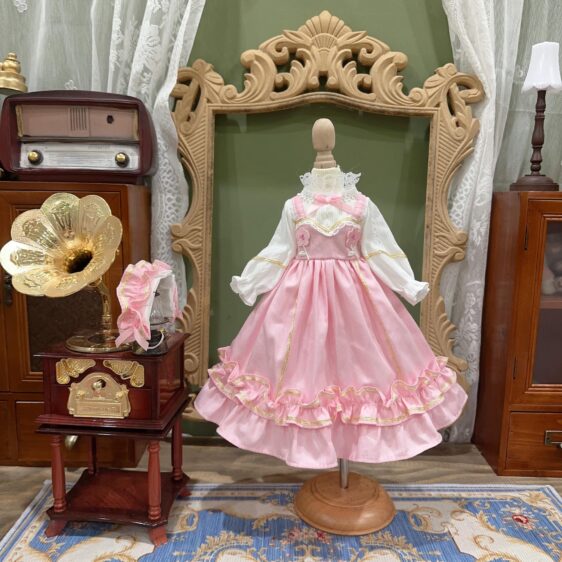 1/6 1/4 1/3 BJD Doll Dress, Blythe Blue Floral Skirt, Smart Doll Outfit