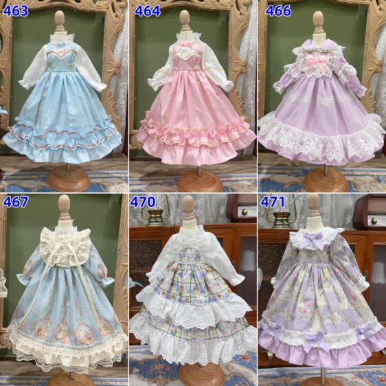 1/6 1/4 1/3 BJD Doll Dress, Blythe Blue Floral Skirt, Smart Doll Outfit