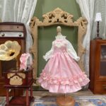 1/6 1/4 1/3 Sinina nga doll sa BJD, Blythe Blue Fleral Skirt, SMART DOLL OILFIT
