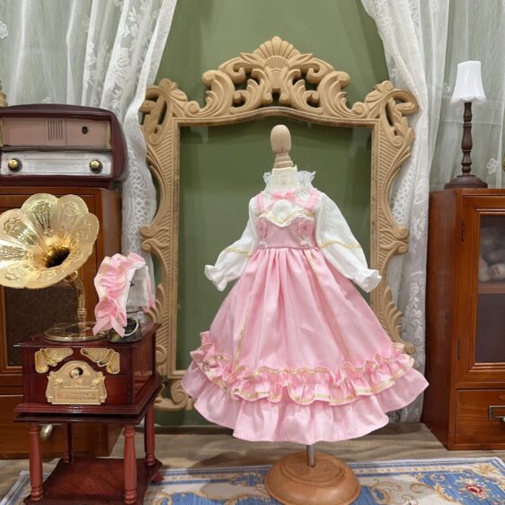 1/6 1/4 1/3 BJD Doll Dress, Blythe Blue Floral Skirt, Smart Doll Outfit