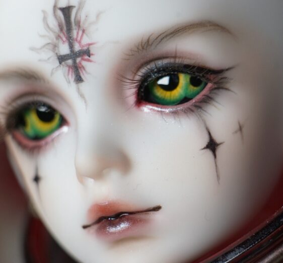 5 Colors Double Pupils BJD Resin Eyes – Devil Doll Eyes for Halloween (14mm)