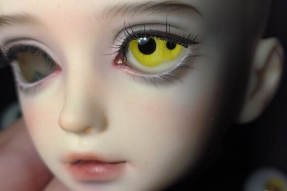 5 Colors Double Pupils BJD Resin Eyes – Devil Doll Eyes for Halloween (14mm)