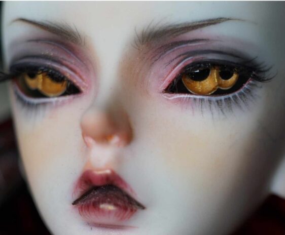 5 Colors Double Pupils BJD Resin Eyes – Devil Doll Eyes for Halloween (14mm)