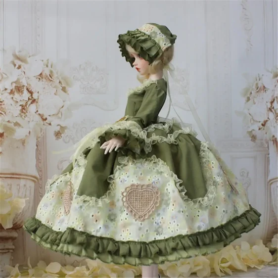 BJD Princess Dress Suit – Elegant Doll Princess Outfit for 1/3, 1/4, 1/6 Dolls - Image 7