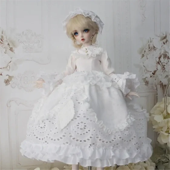 BJD Princess Dress Suit – Elegant Doll Princess Outfit for 1/3, 1/4, 1/6 Dolls - Image 3