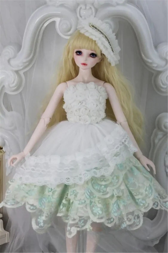 Rose BJD SD Doll Clothes 1/3 SD Clothes,1/4 Msd Clothes Fashion Doll Dresses