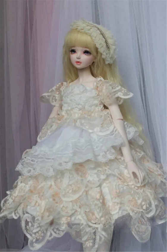 Rose BJD SD Doll Clothes 1/3 SD Clothes,1/4 Msd Clothes Fashion Doll Dresses - Image 3