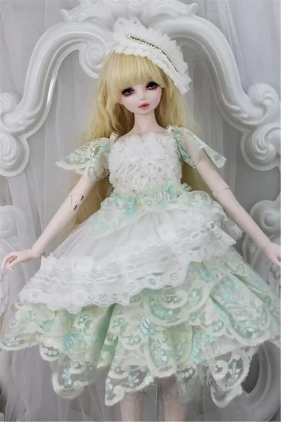 Rose BJD SD Doll Clothes 1/3 SD Clothes,1/4 Msd Clothes Fashion Doll Dresses - Image 4