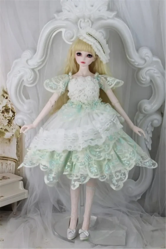 Rose BJD SD Doll Clothes 1/3 SD Clothes,1/4 Msd Clothes Fashion Doll Dresses - Image 6