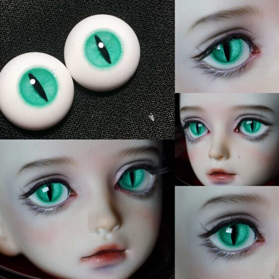Beast Devil Pupil Resin BJD Eyes – Handmade Custom Eyes for Dolls (6mm to 24mm)
