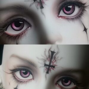 BJD Doll Eyes with Purple Small Iris & Normal Iris – Realistic Resin Eyes