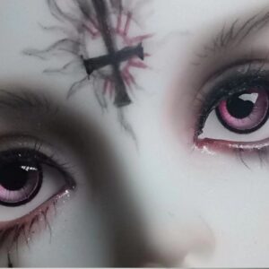 BJD Doll Eyes with Purple Small Iris & Normal Iris – Realistic Resin Eyes