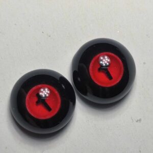 Mga mata sa BJD nga mga mata,Pula nga pula ang mga mata sa monyeka,Mga Mata sa Kalig-on (6mm-28mm)