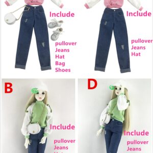 BJD Hoodie – Casual Pullover for 1/3 Bebekler
