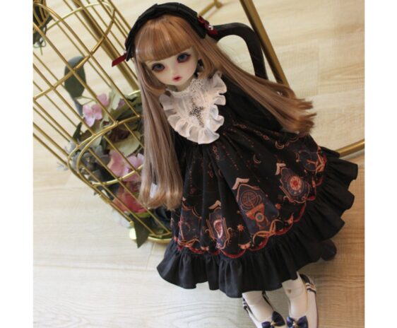 BJD Lolita Dress for 1/6 1/4 SD Dolls, BJD Outfit for Blythe/Yosd/MSD/SD