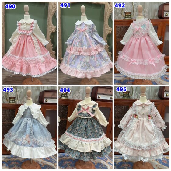 BJD Lolita Dress with Hairband for Minifee, MSD, Smart Doll