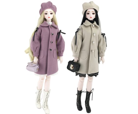 BJD Overcoat – Stylish Outerwear for 1/3 Dolls