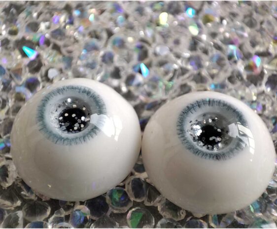 BJD Stars Realistic Resin Doll Eyes – Customizable Iris & Sizes