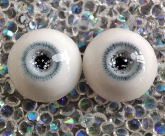 BJD Stars Realistic Resin Doll Eyes – Customizable Iris & Sizes