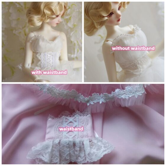 BJD Wedding Dress – Elegant Doll Bridal Gown for 1/3, 1/4, 1/6 Dolls
