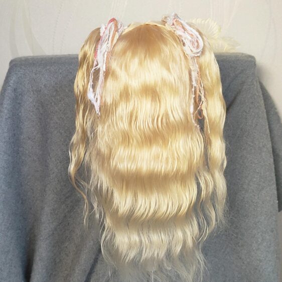BJD Wig with Double Ponytail for 1/3, 1/4, 1/6 Dolls