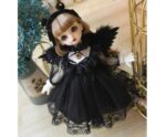 Black Devil Wings BJD Outfit for 1/6 1/4 1/3 Bebekler - moda bebek elbisesi
