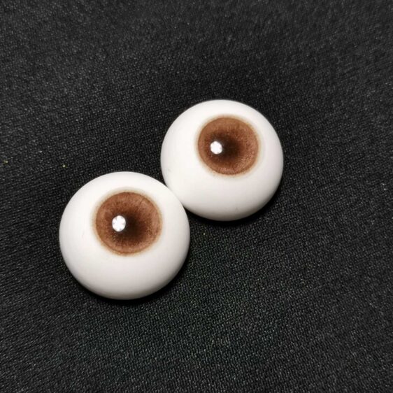 Brown BJD Resin Eyes – Realistic Eyes for Dolls (8mm - 24mm)