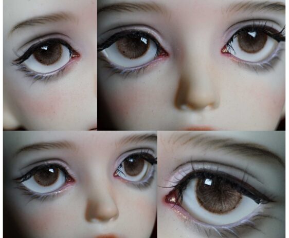 Brown BJD Resin Eyes – Realistic Eyes for Dolls (8mm - 24mm)