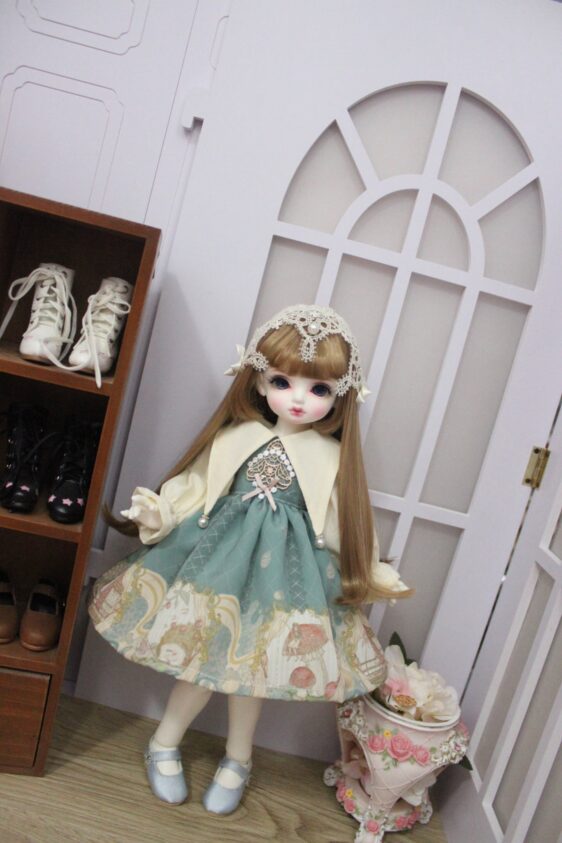 Casual Lolita Dress for 1/4 MSD & 1/6 Yosd Blythe BJD Dolls