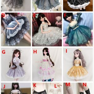 Custom nga Doll Suit alang sa 1/3 Mga Moll sa BJD (60cm)