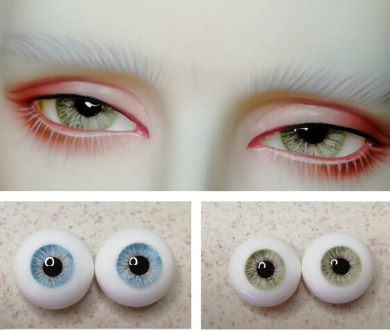 Custom Realistic Resin BJD Doll Eyes – Perfect for 1/3, 1/4, 1/6 Dolls (12mm to 22mm)