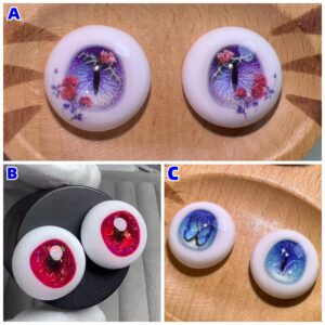Custom Resin BJD Doll Eyes – Perfect for MDD, DD, Dollfie Dream, and Smart Doll