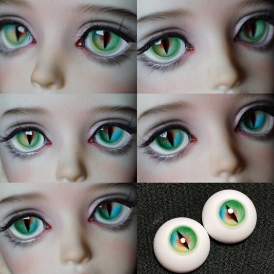Custom Resin BJD Doll Eyes – Realistic Handmade Eyes (8mm-24mm)